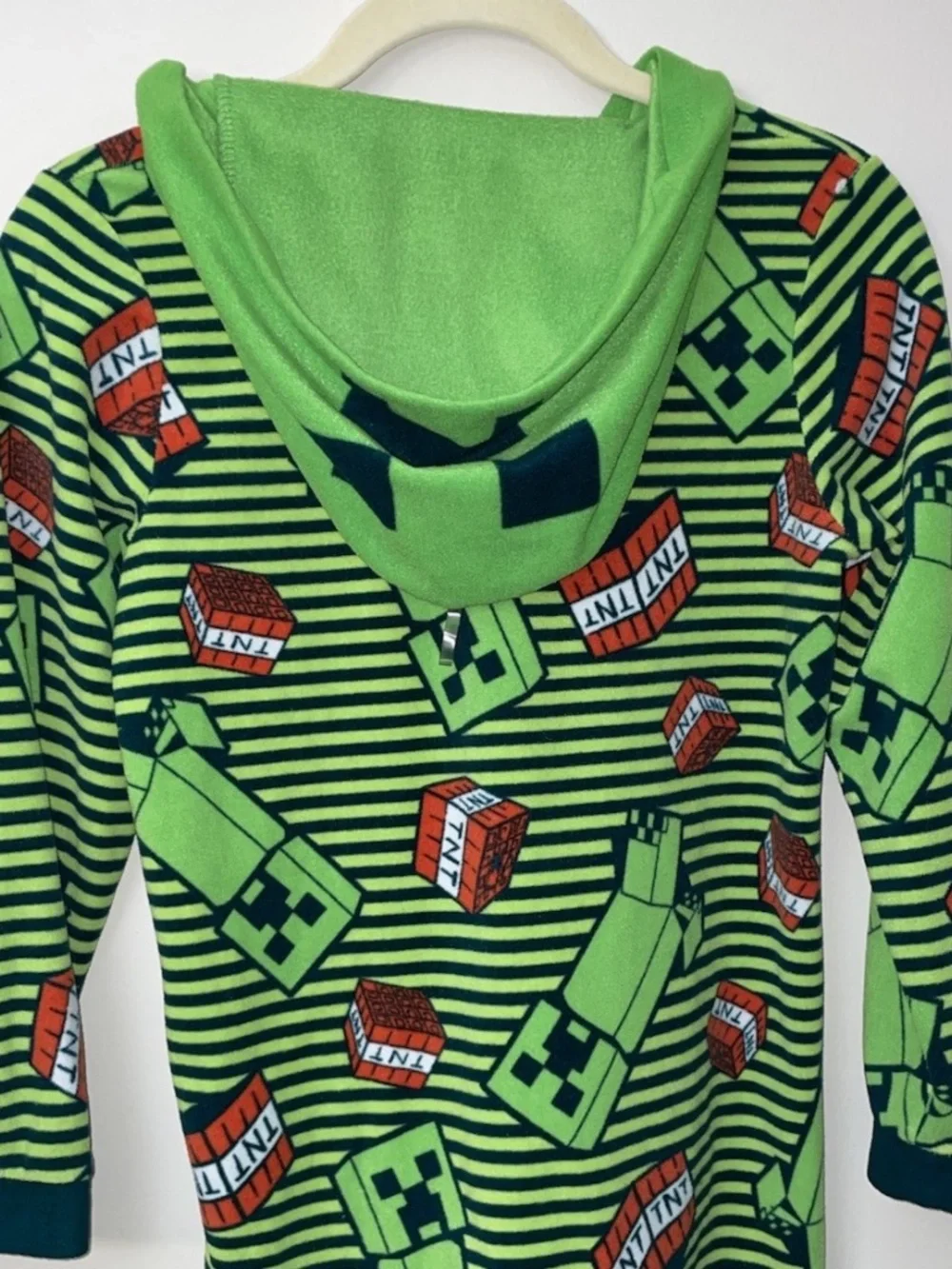 Minecraft One Piece Pajamas Size Medium